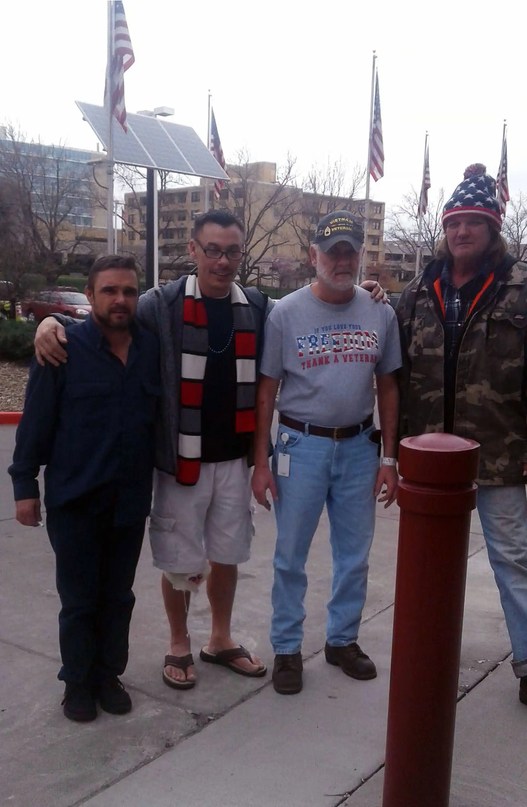 The love of a fallen Veteran goes deep with Veteran David Haave, Harry S. Truman VA Hosp., MO, USA.Preparing for a book reading, author David Haave gets the room ready to make coloring book pages, Waynesville, MO, USA.